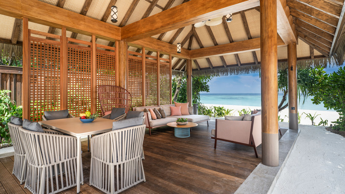 JOALI Maldives - Three Bedroom Beach Residence Outdoor Seating Area