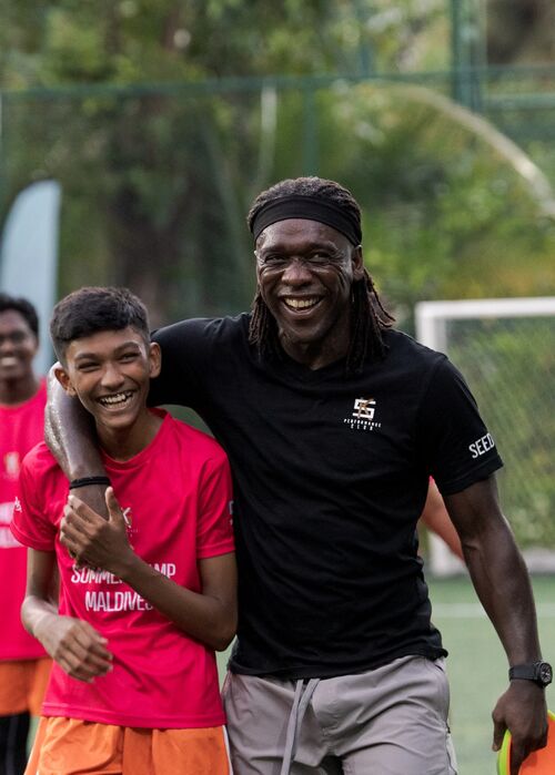 Football Legend Clarence Seedorf Hosts Transformative Football Workshops